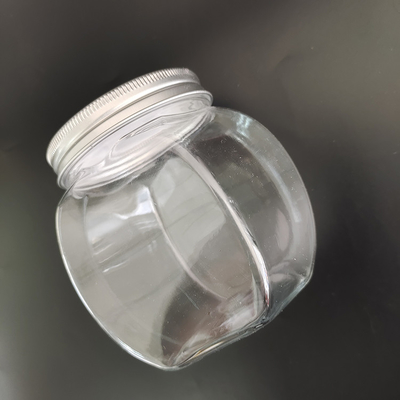 8oz ανθεκτικά πλαστικά βάζα με αλουμινένιο φύλλο και προσαρμοσμένη ετικέτα για αποθήκευση τροφίμων