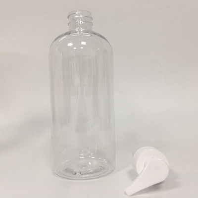 100 ml μεταξωτό ροζ PET πλαστικό μπουκάλι αντλίας με καπάκι βίδας