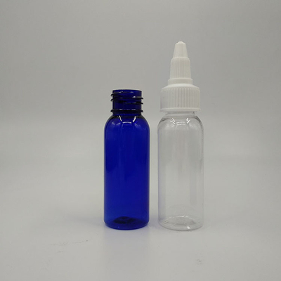 50 ml προσαρμοσμένα σαφείς μπουκάλια από πλαστικό με ειδική εκτύπωση