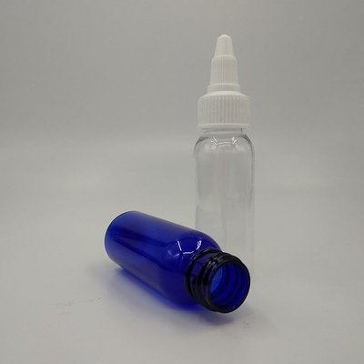 50 ml προσαρμοσμένα σαφείς μπουκάλια από πλαστικό με ειδική εκτύπωση