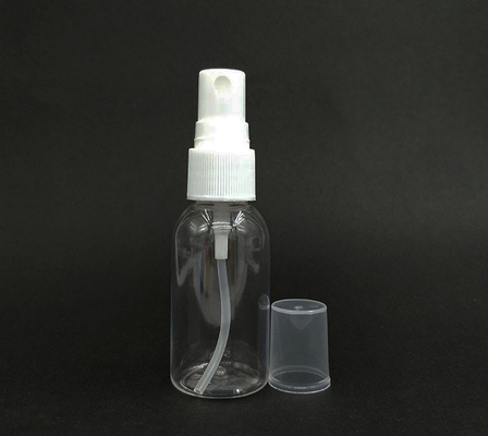 50 ml διαυγές μπουκάλι ψεκασμού πλαστικού PET με κλασικό σχεδιασμό