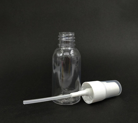 50 ml διαυγές μπουκάλι ψεκασμού πλαστικού PET με κλασικό σχεδιασμό