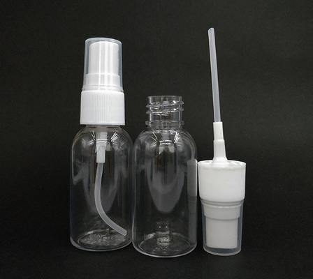 50 ml διαυγές μπουκάλι ψεκασμού πλαστικού PET με κλασικό σχεδιασμό