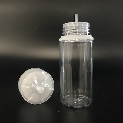 100 ml βιδωτό καπάκι Παιδιά Ασφάλεια PET E υγρό μπουκάλι για E υγρό συσκευασία με εκτύπωση οθόνης