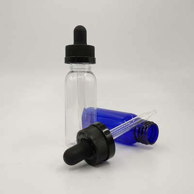 120 ml διαφανή γυάλινα μπουκάλια σταγονιδίων υγρού με καπάκι με βίδα