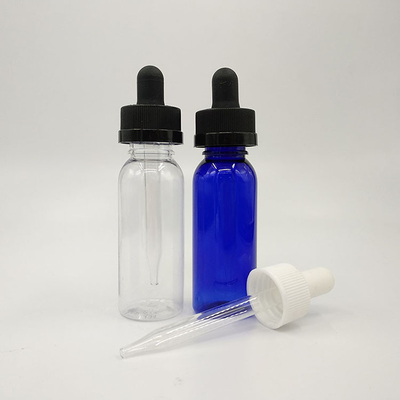 120 ml διαφανή γυάλινα μπουκάλια σταγονιδίων υγρού με καπάκι με βίδα