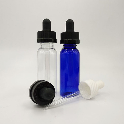 10-120 ml πλαστικές φιάλες σταγονιδίων με ομαλή επιφάνεια και καπάκια με βίδες