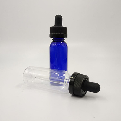 10-120 ml πλαστικές φιάλες σταγονιδίων με ομαλή επιφάνεια και καπάκια με βίδες