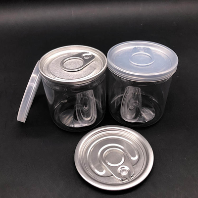 2oz-8oz χωρητικότητα πλαστικές βάζες με πλαστικό κάλυμμα και πίεση ευαίσθητη σφράγιση