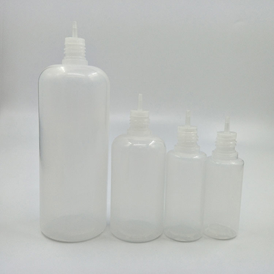 10 ml-120 ml Διαφανή Μαύρο γυάλινο μπουκάλι σταγονίδια με βρόχιο καπάκι