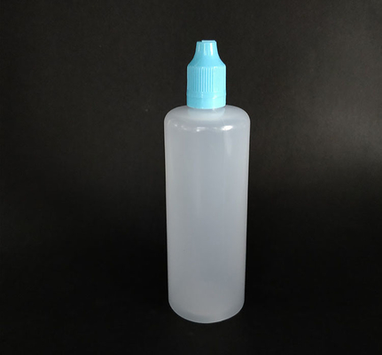 100 ml στρογγυλό μπουκάλι υγρού PET E με καπάκι βίδας με εξατομικευμένο έντυπο