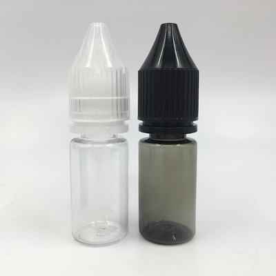 Μπουκάλια PET 10 ml με διαφανές παιδοασφαλές καπάκι για ασφαλή αποθήκευση υγρών