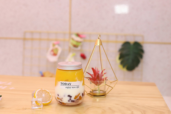 1000 ml βίδα στο καπάκι φούσκα τσαγιού ποτήρια μπουκάλι για το γάλα τσάι