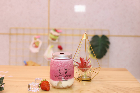 1000 ml βίδα στο καπάκι φούσκα τσαγιού ποτήρια μπουκάλι για το γάλα τσάι