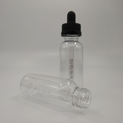 30 ml μπουκάλια σταγονιδίων πλαστικές δεξαμενές με ομαλή επιφάνεια