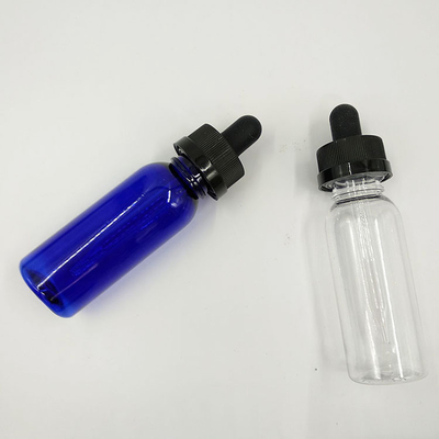 10 ml Κεπάκι τύπου σταγονιδιωτή μπουκάλια Διαφανή Μαύρο Προσαρμόστε