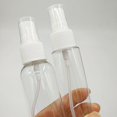 Λιπαρό μπουκάλι ψεκασμού πλαστικού PET 10ml 15ml 30ml 50ml 60m 70ml 100ml 200ml 500ml Διαφανές για ταξίδια