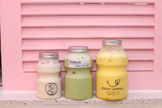 Διάφανα δοχεία τσαγιού φούσκας χωρητικότητας 0,5kg για εμπορικές ανάγκες