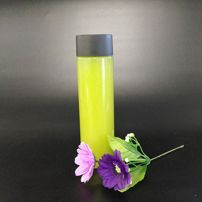 Δωρεάν BPA 0,5kg σαφές κύλινδρο μπουκάλι χυμού με καπάκι για την επιχείρηση χυμών