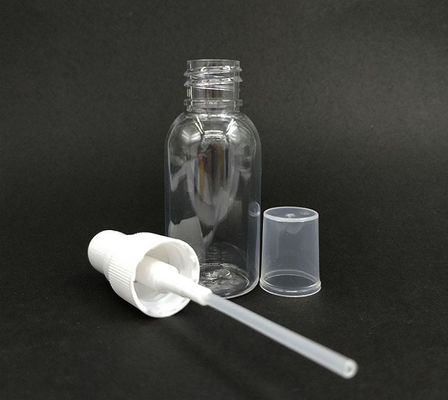 Μπουκάλι ψεκασμού πλαστικού PET με 10ml 15ml 30ml 50ml 60ml 70ml 100ml 200ml 500ml χωρητικότητα