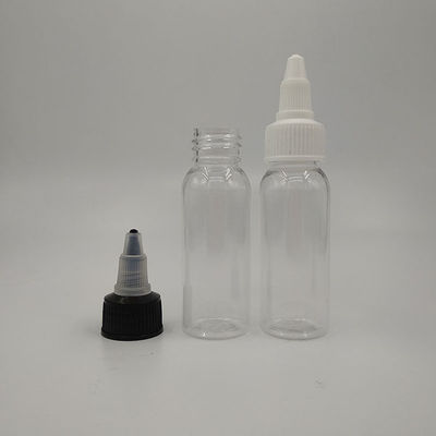 Transparent Black Customize Plastic Dropper Bottles for Customized Liquid Dispensing