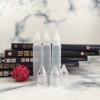 Διαφανή μικρά μπουκάλια μαύρου PET για υγρά για διαφανή υγρά δοχεία