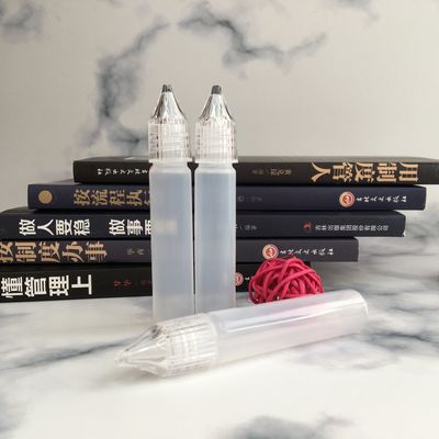 Διαφανή μικρά μπουκάλια μαύρου PET για υγρά για διαφανή υγρά δοχεία