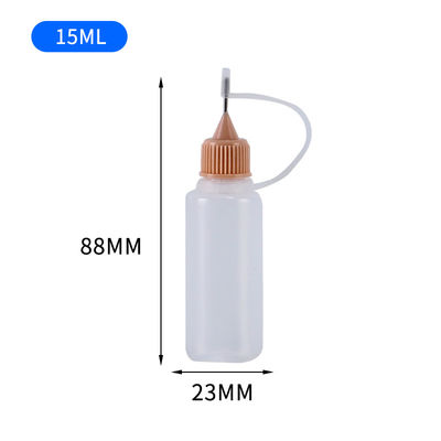 Μπουκάλι υγρού αναπλήρωσης με βιδωτό καπάκι σε διαφανές μαύρο χρώμα για συσκευασία υγρού αναπλήρωσης