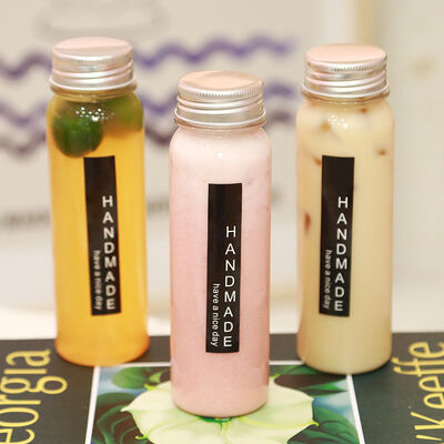 Προστασία από διαρροές Φιάλες γάλακτος και τσαγιού πλαστική βίδα στο καπάκι ανθεκτικά δοχεία επαναχρησιμοποιήσιμα ιδανικά για συσκευασία και αποθήκευση ποτών