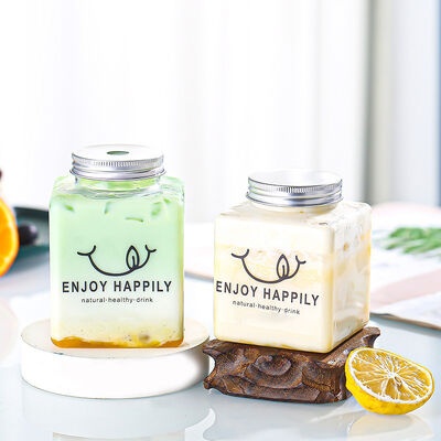 Μεσαία κανάτια τσαγιού με φούσκες μπορούν να προσαρμοστούν. Ανθεκτικά πλαστικά δοχεία ιδανικά για καταστήματα ποτών, καφετέριες και εστιατόρια