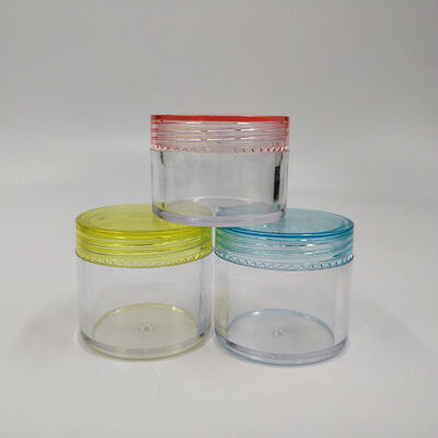 65 χιλιοστών διάμετρος πλαστικών δοχείων δοχείων που προσφέρουν χωρητικότητα 2oz 3oz 4oz 5oz 6oz 7oz 8oz συμπεριλαμβανομένης της πιέσεως ευαίσθητη σφραγίδα σχεδιασμένη για συσκευασία