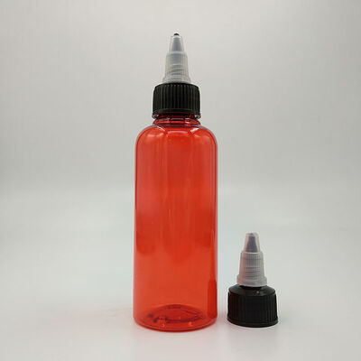 Γυάλινα πλαστικά μπουκάλια σταγονιδίων Διαφανές Μαύρο Προσαρμόστε το λογότυπο Προσαρμοσμένο Ιδανικό για αιθέρια έλαια Έρωτα και υγρές λύσεις συσκευασίας