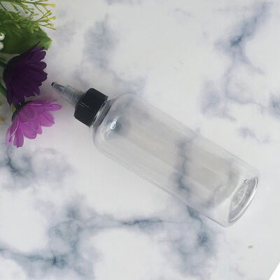 Διαφανή πλαστικά μπουκάλια σταγονιδίων γυαλί προσαρμόστε κατάλληλα για αιθέρια έλαια ορού και εργαστηριακή χημική συσκευασία