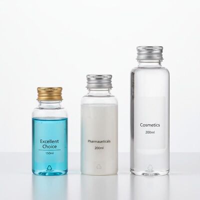 Προσαρμοσμένα πλαστικά μπουκάλια με βίδα επαναχρησιμοποιήσιμα 150 ml 200 ml Εξαιρετική επιλογή για φαρμακευτικά προϊόντα και καλλυντικά