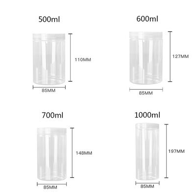 Προσαρμογή πλαστικών πλαστικών δοχείων Ανθεκτικές στις διαρροές λύσεις αποθήκευσης ιδανικές για συσκευασίες υγρών και στερεών προϊόντων