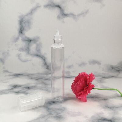 Εκτύπωση κατά παραγγελία Έγχρωμο μπουκάλι υγρού ηλεκτρονικού τσιγάρου με βιδωτό καπάκι και σφράγιση και εκτύπωση οθόνης στην επιφάνεια, προσφέροντας συσκευασία υγρού ηλεκτρονικού τσιγάρου