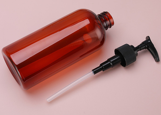 500ml σαφή πλαστικά μπουκάλια λοσιόν διανομέων πλυσίματος σώματος εδαφοβελτιωτικών σαμπουάν με τις αντλίες
