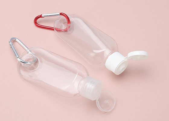 Sanitizer χεριών ταξιδιού 15mm 20mm πλαστική βασική αλυσίδα 30ml 50ml 60ml μπουκαλιών