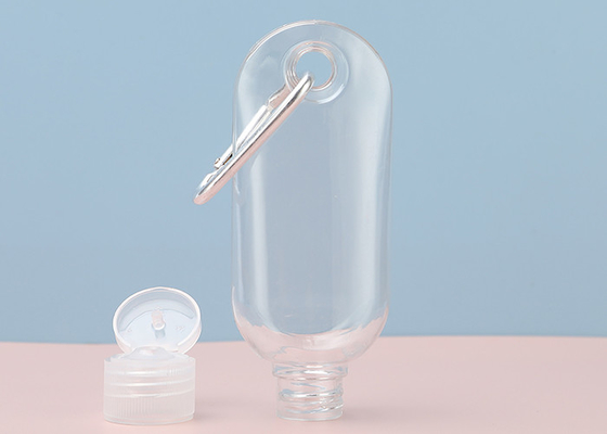 Sanitizer χεριών ταξιδιού 15mm 20mm πλαστική βασική αλυσίδα 30ml 50ml 60ml μπουκαλιών