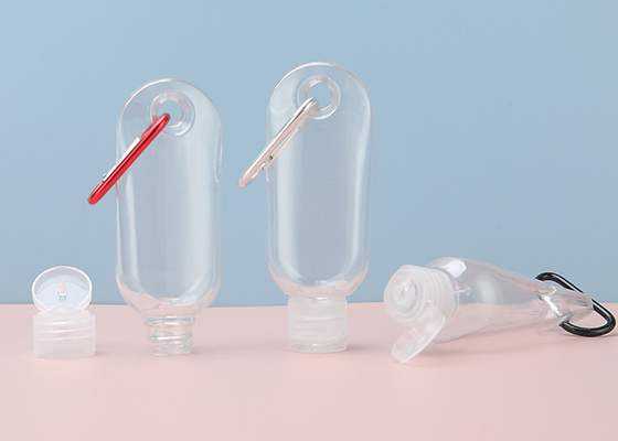 Sanitizer χεριών ταξιδιού 15mm 20mm πλαστική βασική αλυσίδα 30ml 50ml 60ml μπουκαλιών