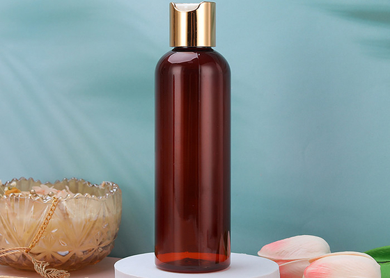 230ml ελαφριά τοπ μπουκάλια βιδών συμπιέσεων πλαστικά με τη χρυσή κεφαλή κοχλίου