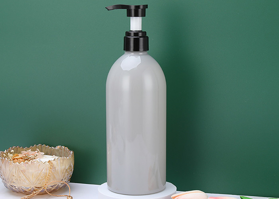SGS μόνα μπουκάλια διανομέων μπουκαλιών 700ml αντλιών μαυρίσματος πλαστικά PET