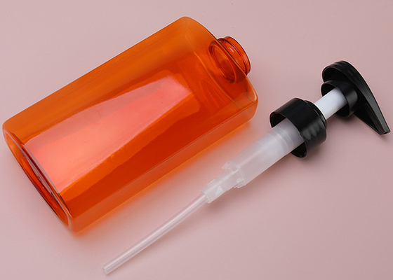 Κενό πλαστικό μπουκάλι αντλιών λοσιόν 450ml PET σαπουνιών χεριών με τη μαύρη αντλία
