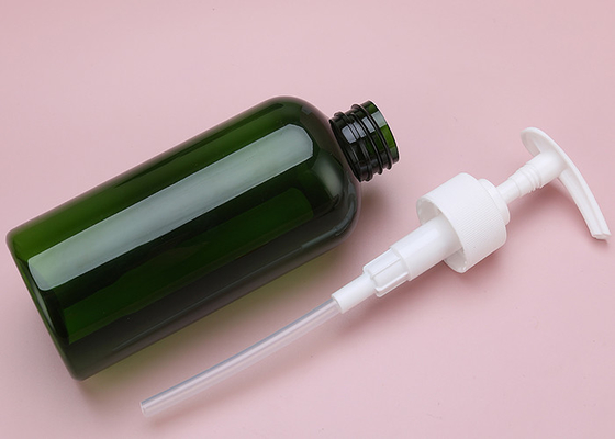 Ζεστή πώληση Καθαρό κενό PET 500ml Τζελ ντους πλαστικό μπουκάλι Φροντίδα μαλλιών Λευκό επίπεδο τετραγωνικό σαμπουάν λοσιόν αντλία πλαστικό μπουκάλι