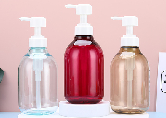 Υψηλά διαπερατότητας 500ml PET αντλιών εμπορευματοκιβώτια σαμπουάν μπουκαλιών επαναληπτικής χρήσεως
