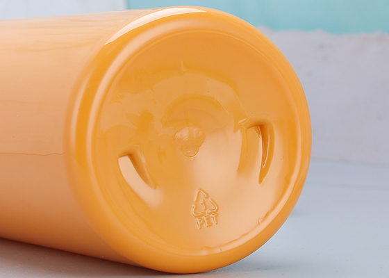 25mm πορτοκαλιά μπουκάλια 900ml διανομέων αντλιών σαμπουάν πλαστικά