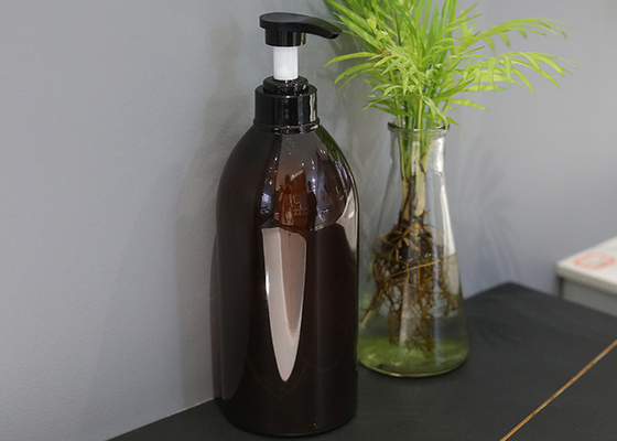 550ml κλειδαριά κάτω από τα ηλέκτρινα πλαστικά μπουκάλια 72*176mm σαμπουάν της PET αντλιών