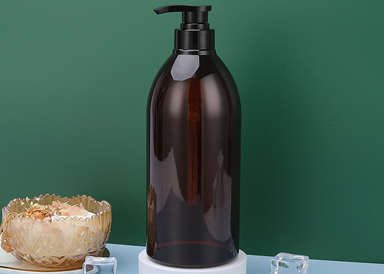 550ml κλειδαριά κάτω από τα ηλέκτρινα πλαστικά μπουκάλια 72*176mm σαμπουάν της PET αντλιών