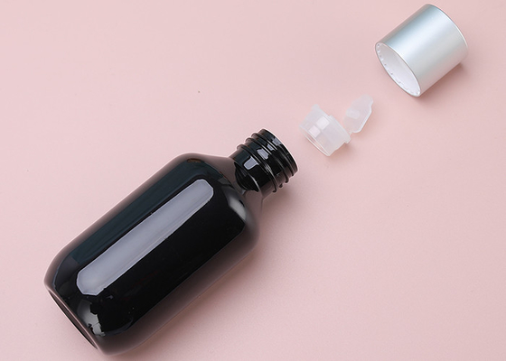 120ml κενά μπουκάλια λοσιόν σαμπουάν πλαστικά με την κεφαλή κοχλίου αργιλίου