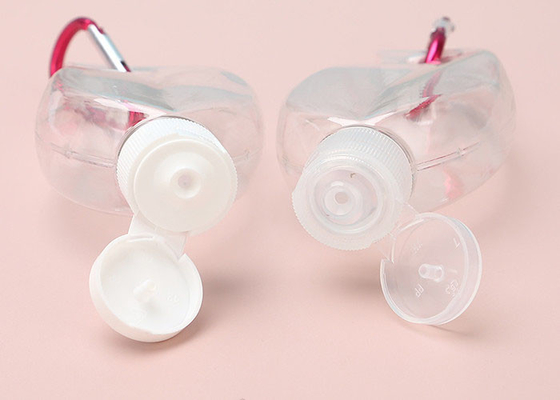 Sanitizer χεριών ταξιδιού αλυσίδων μορφής φύλλων κενό βασικό μπουκάλι 50ML